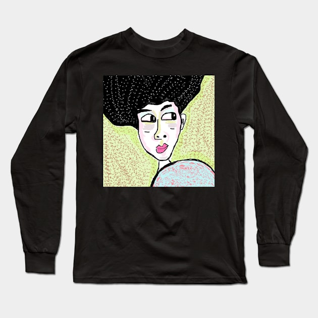 Naif Woman Long Sleeve T-Shirt by DLGstudio